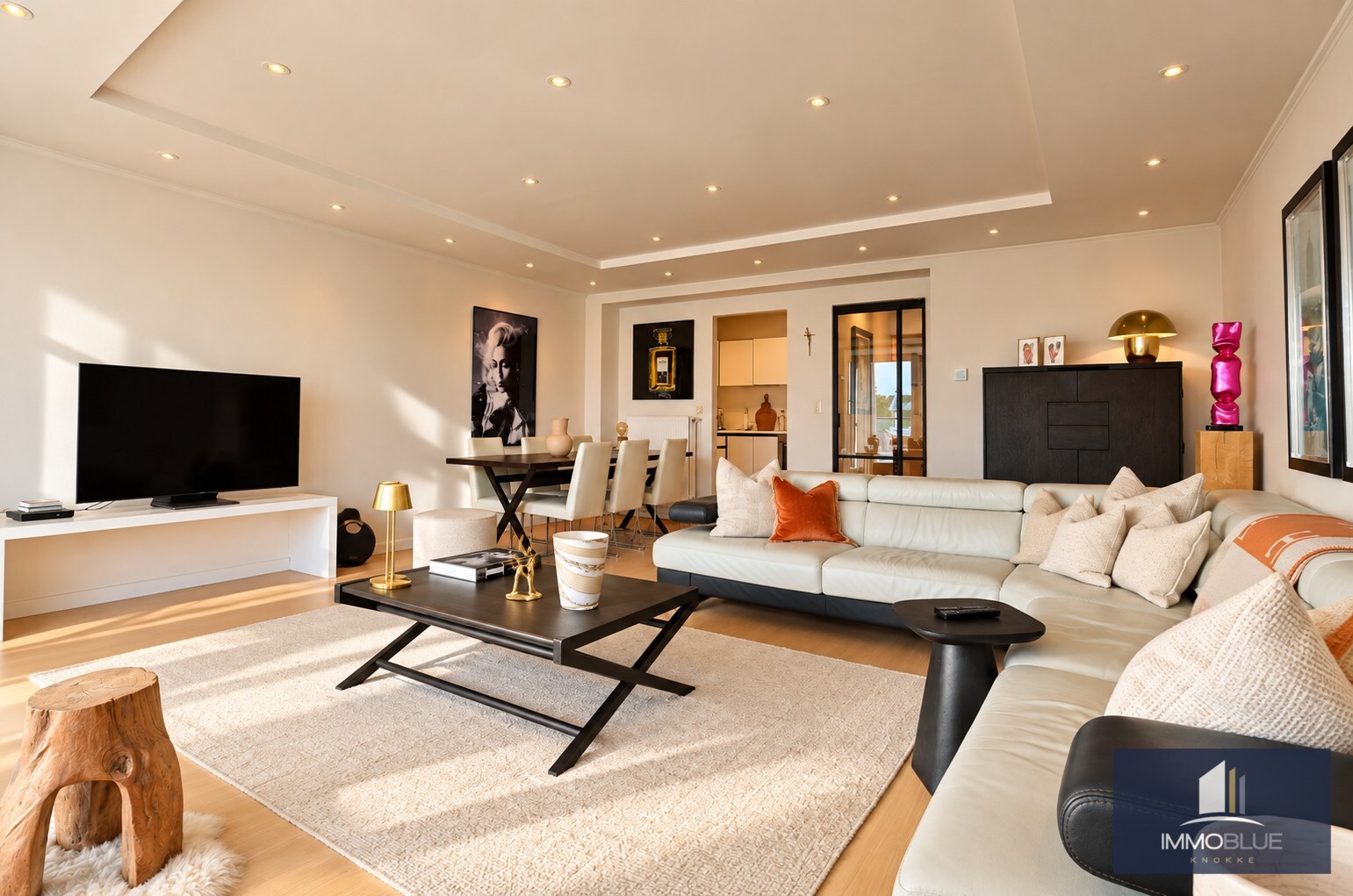 Zeer lichtrijk en instapklaar zuidgericht appartement met open zicht. 