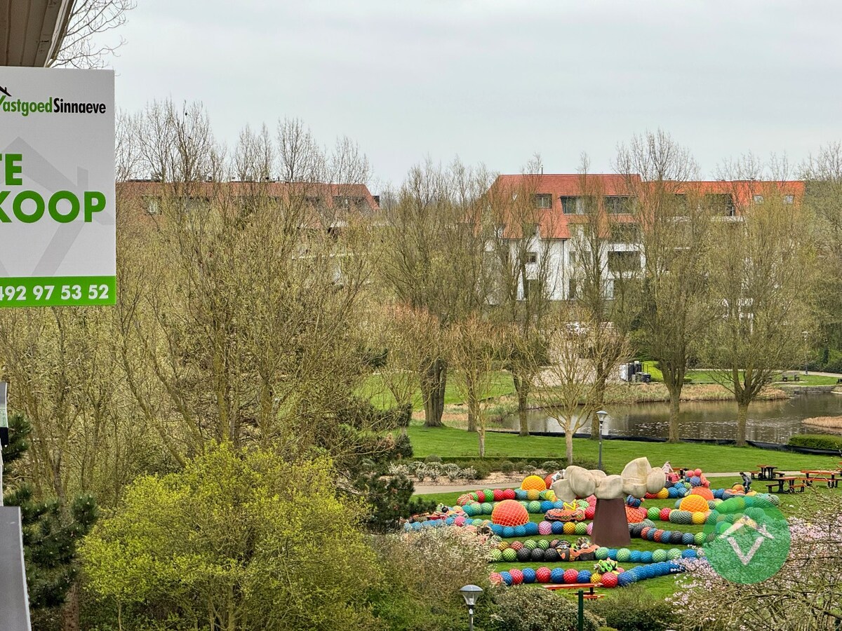 Bemeubelde studio met zicht op het Normandpark te Middelkerke 