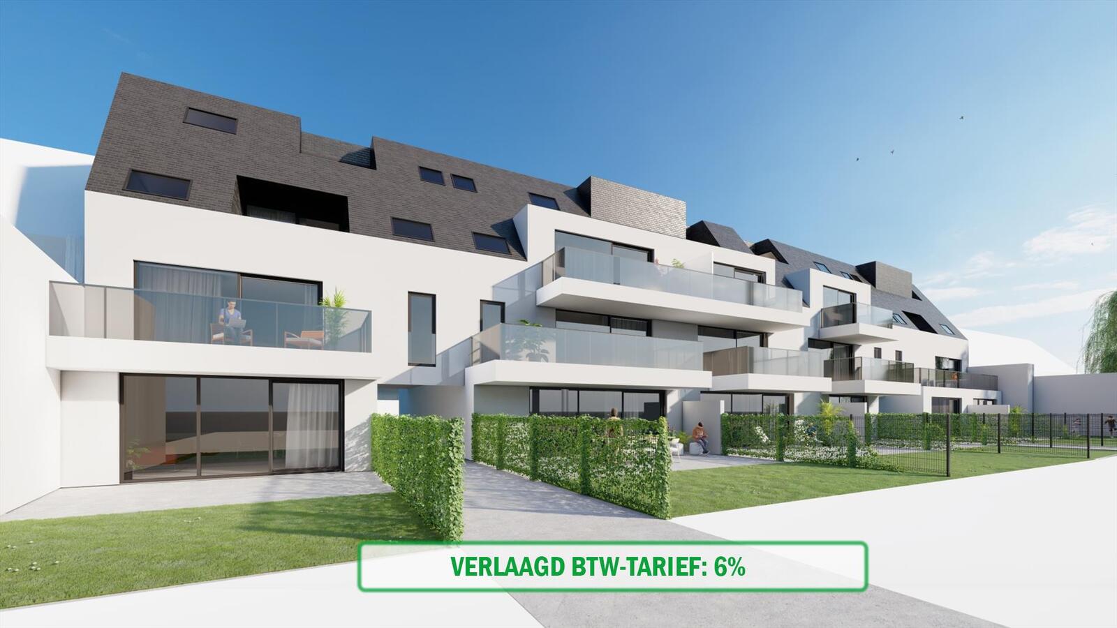 Uniek nieuwbouw appartement met 2 slaapkamers en veel zonlicht te Eernegem 