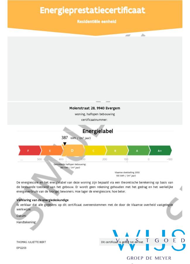 Tof woonhuis met tuin te ERTVELDE ! 