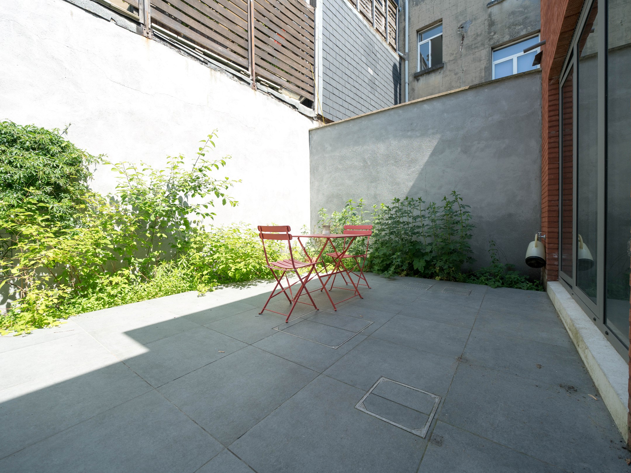 Gelijkvloers appartement met stadstuin centrum Strombeek 