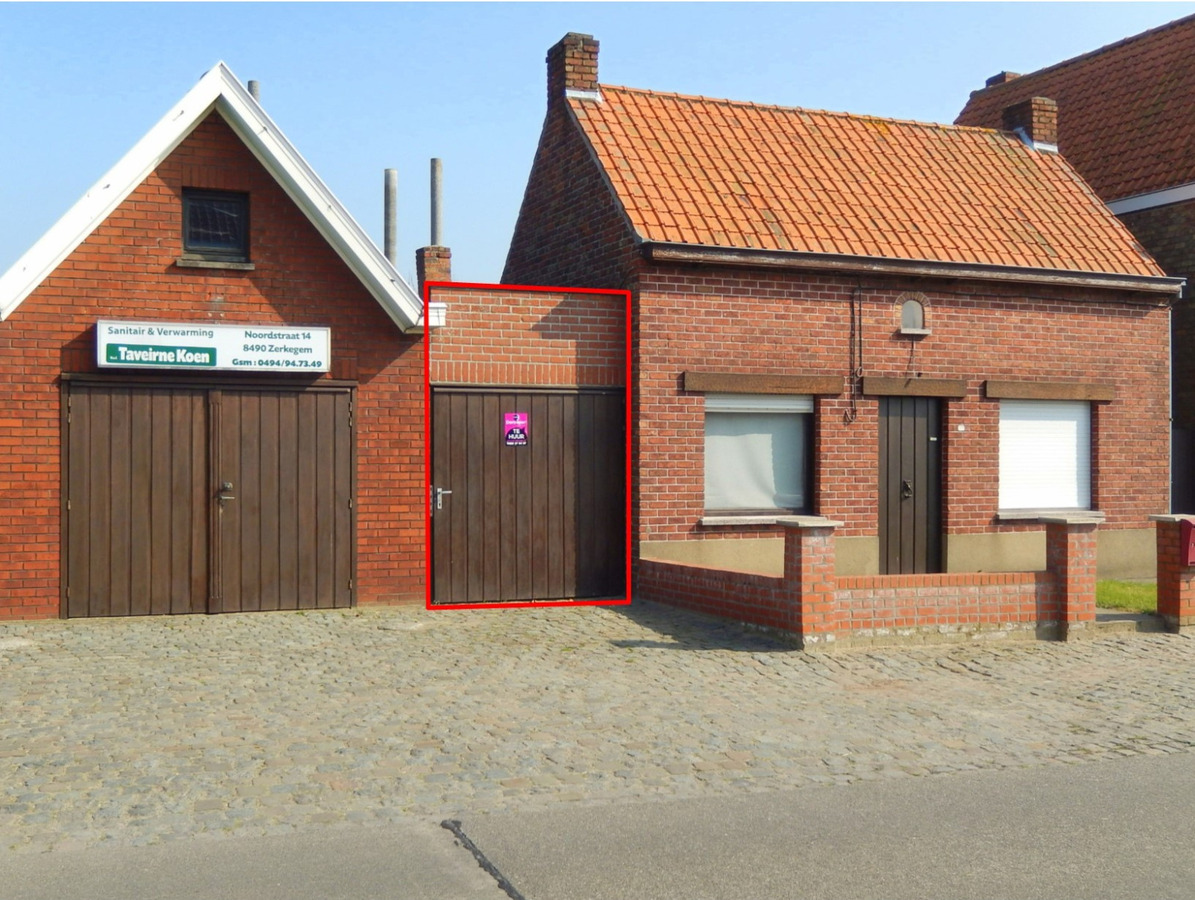 Opslagplaats in Zerkegem 