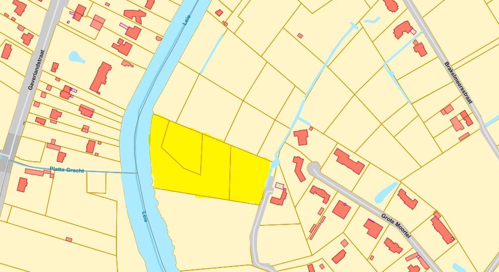 natuurgebied aan de Leie. 