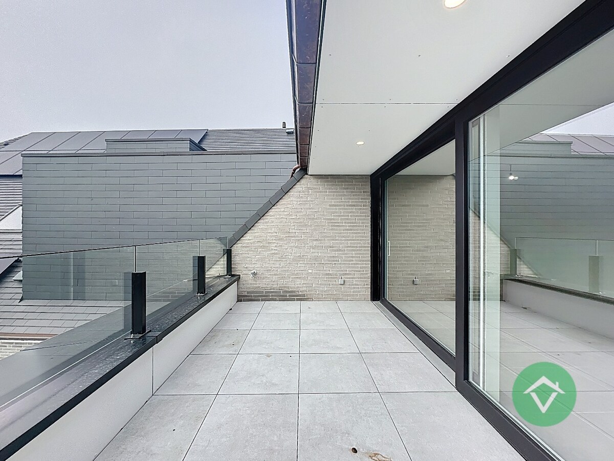 Nieuwbouwappartement met 2 slaapkamers en 2 terrassen in centrum Koekelare 