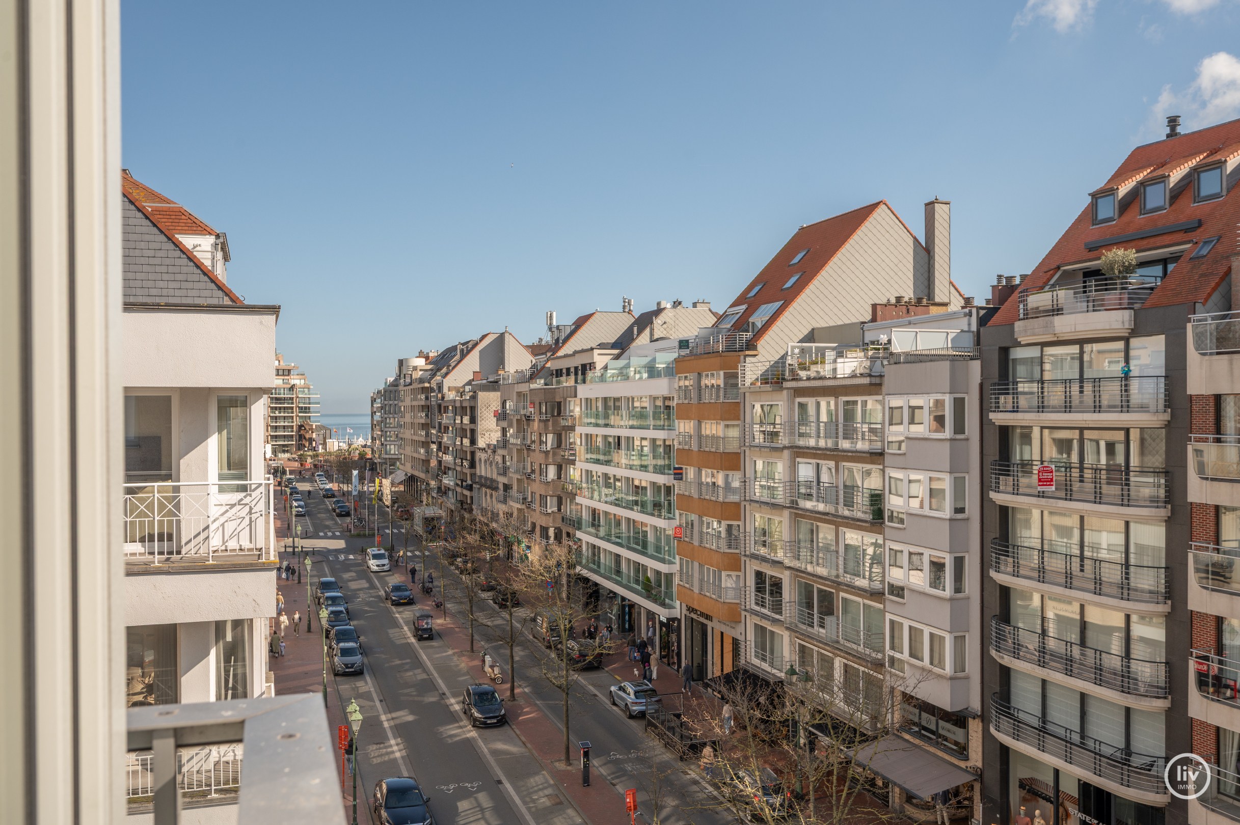 Volledig afgewerkt Hoekappartement + studio centraal gelegen in Knokke 