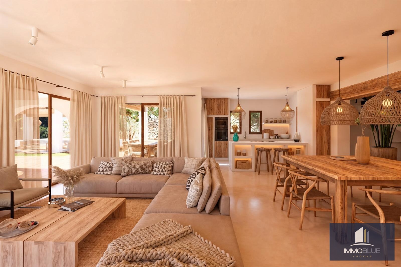 Villa Méditerranéenne avec Vue sur la Mer et les Montagnes 