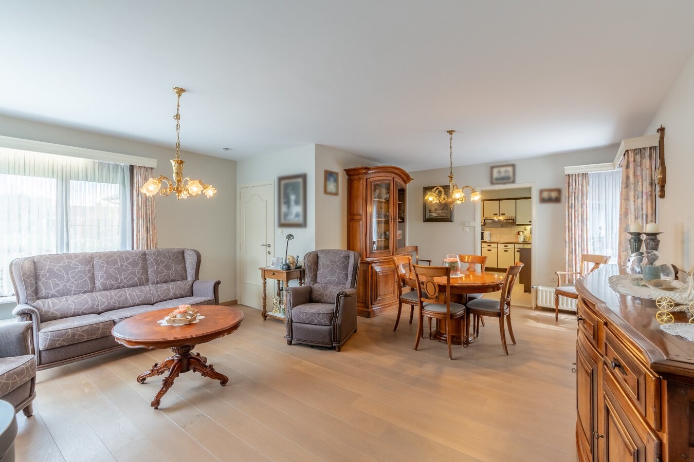 Ruime gelijkvloerse woning met 3 slaapkamers. 