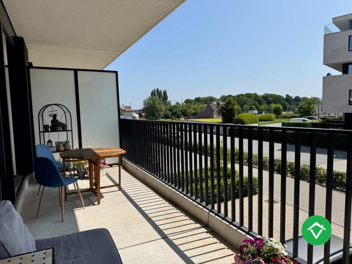 Modern 1-slaapkamerappartement met ruim terras aan de Vaartdijk in Brugge – EPC A 