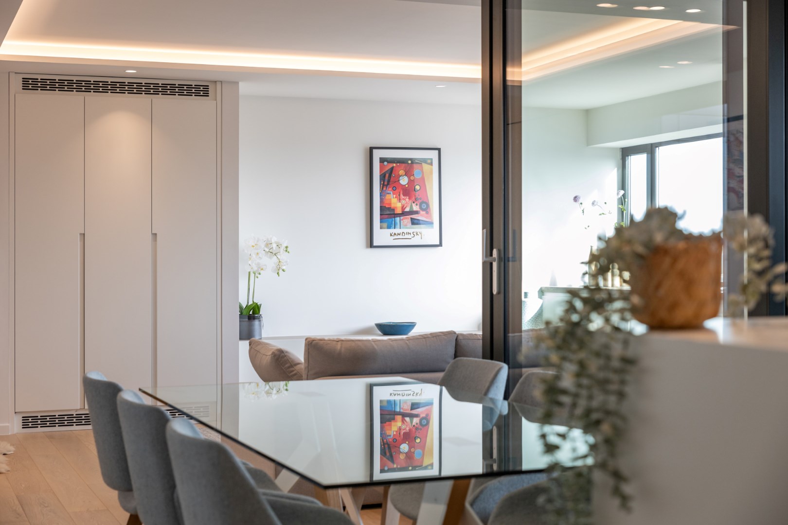 Appartement op de 10de verdieping van 127m² met twee slaapkamers 