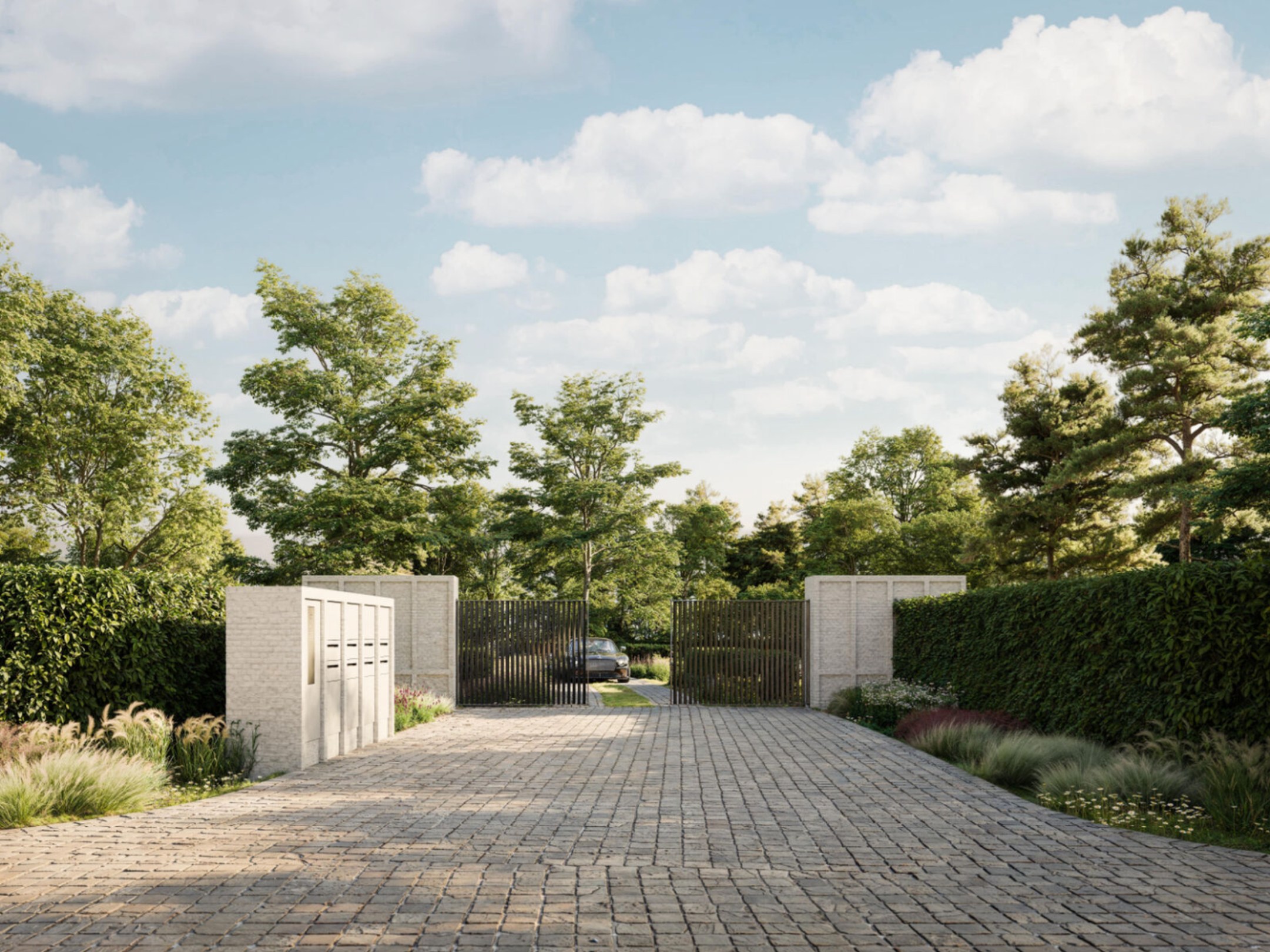 Occasion exceptionnelle de construire dans une communauté fermée verte et exclusive aux abords du Zoute. 