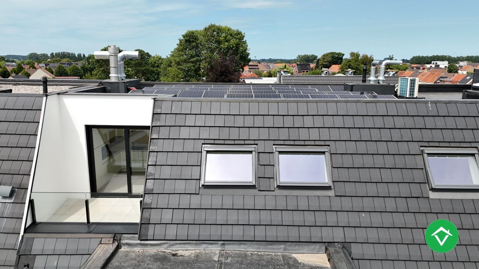 Uniek nieuwbouw appartement met 2 slaapkamers en veel zonlicht te Eernegem 