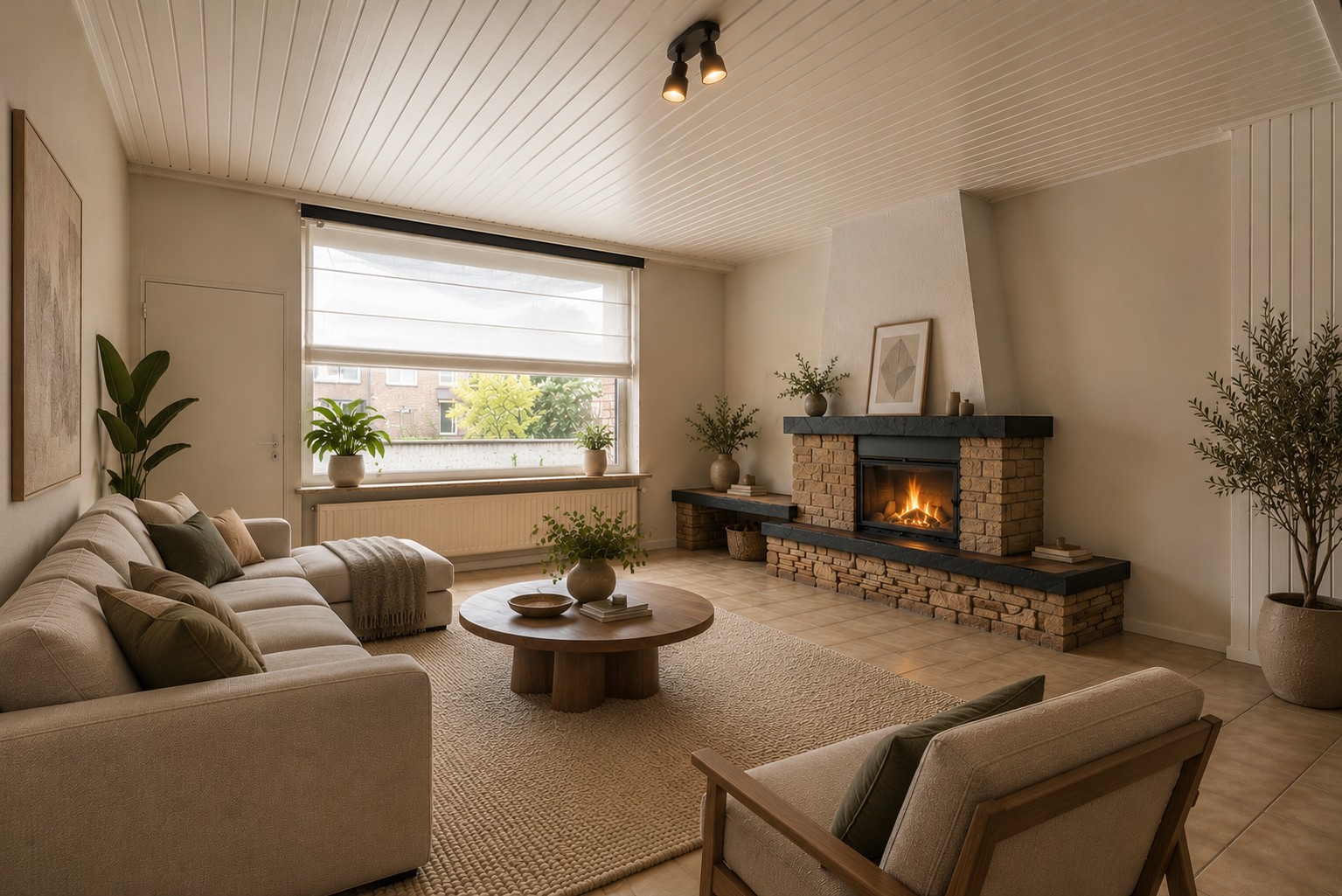 Renovatiepand met 6 slaapkamers, garage en grote zonnige tuin 