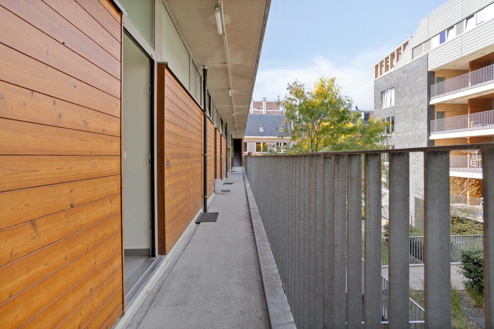 Studio met ruim terras, ondergrondse autostaanplaats en private kelderberging in Leuven! - EPC 60 kWh/m² - bewoonbare opp. 47 m² 