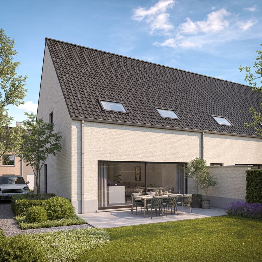 Nieuwbouwwoning met hoogstaande afwerking te Houthulst aan 6%. 