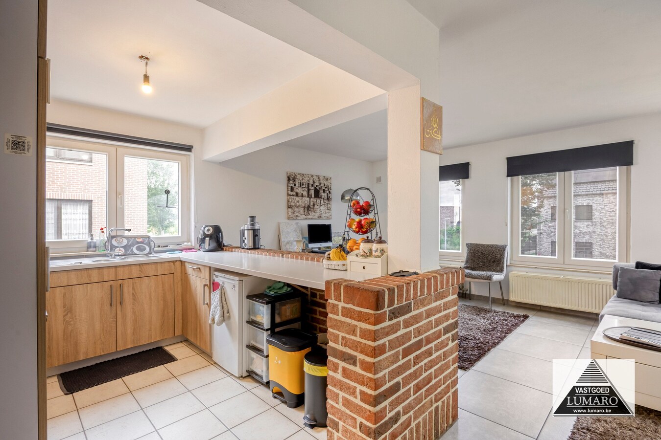 Verzorgd appartement met 2 slaapkamers 