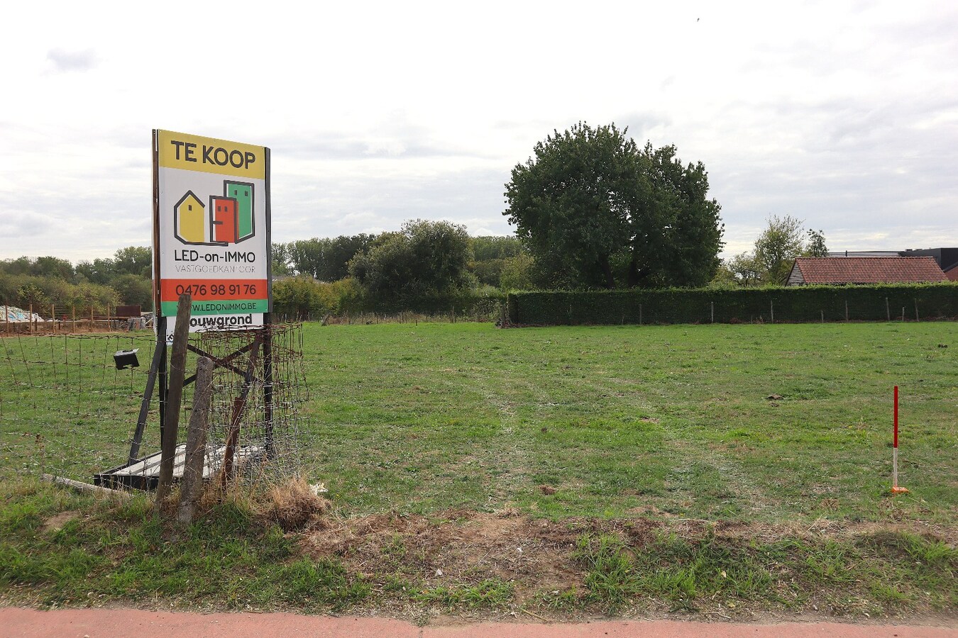 Mooi perceel voor HALF OPEN BEBOUWING te Boutersem 