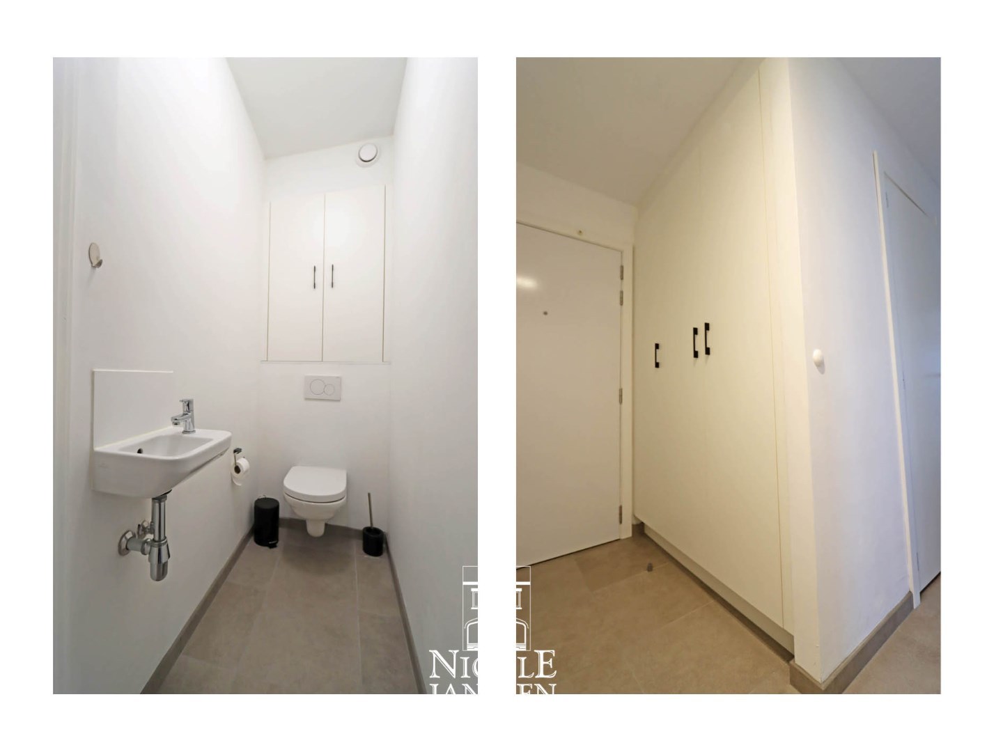 Inkomhal met gastentoilet 