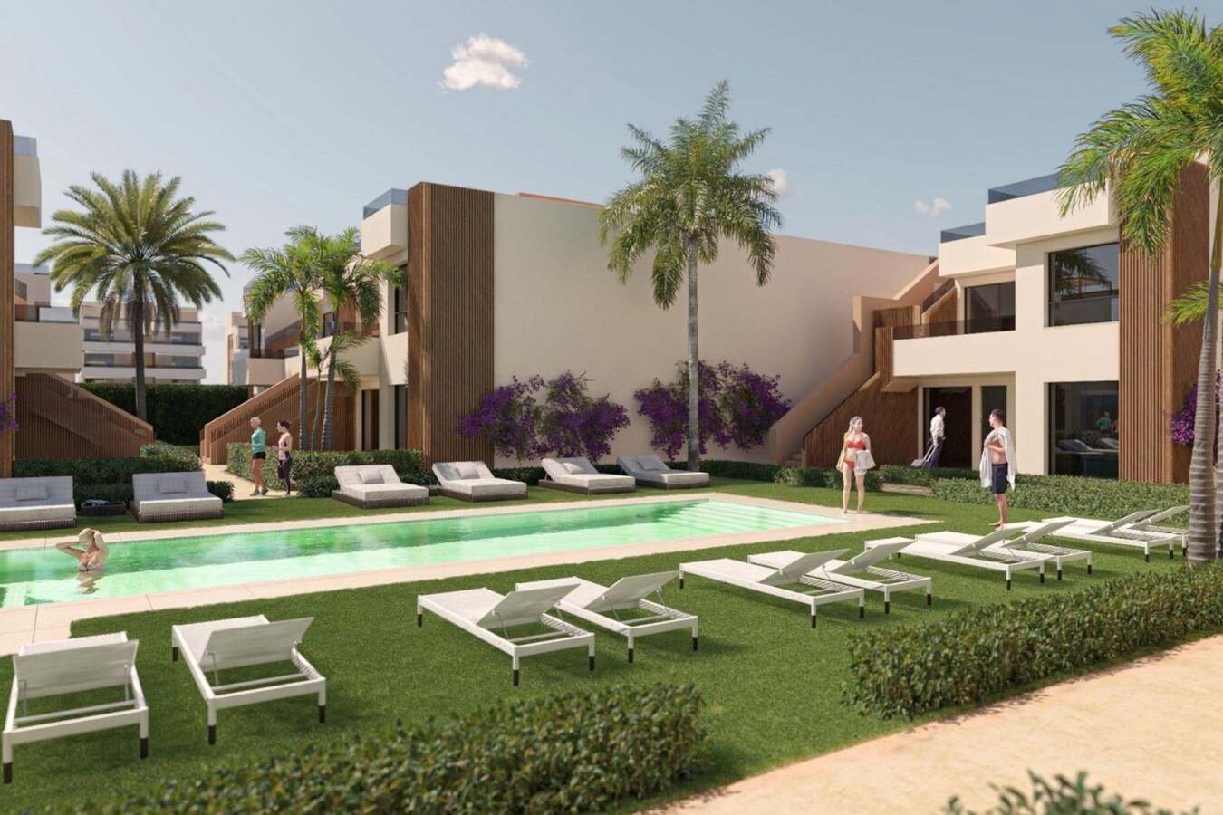 Nieuwbouwappartementen, bungalows en villa's in Condado de Alhama Golf Resort, Murcia 