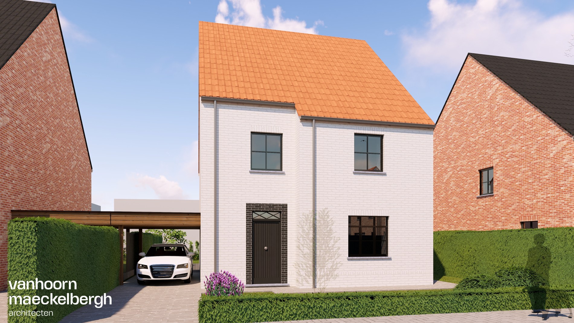 Nieuwbouwvilla in residentiële buurt nabij het centrum van Gistel 