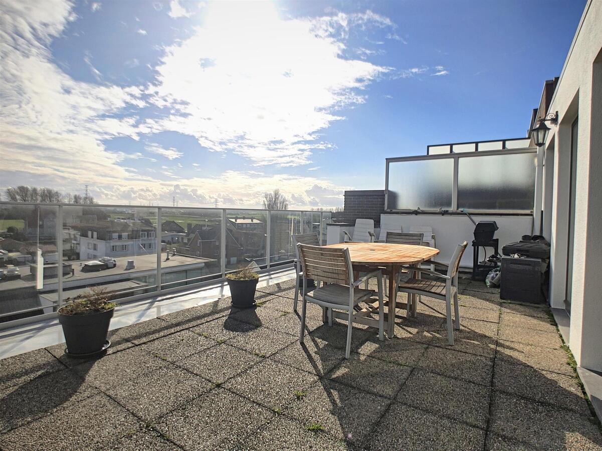 Penthouse met ruim zonneterras en open zichten - Zeebrugge 