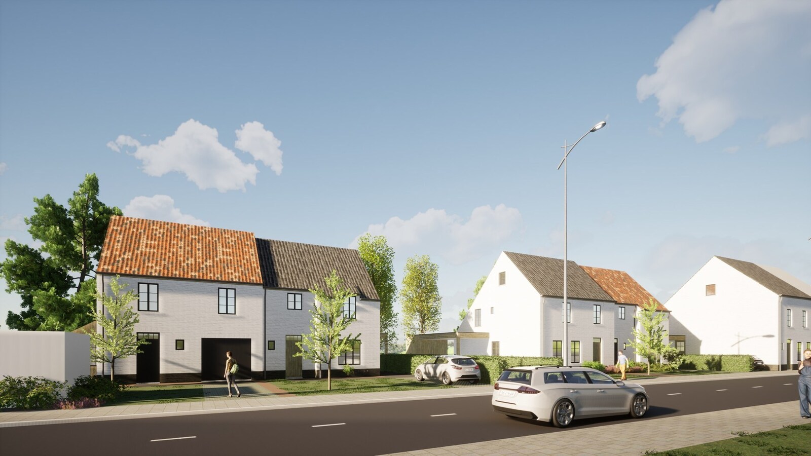 Halfopen gezinswoning in een charmante verkaveling te Wortegem-Petegem 