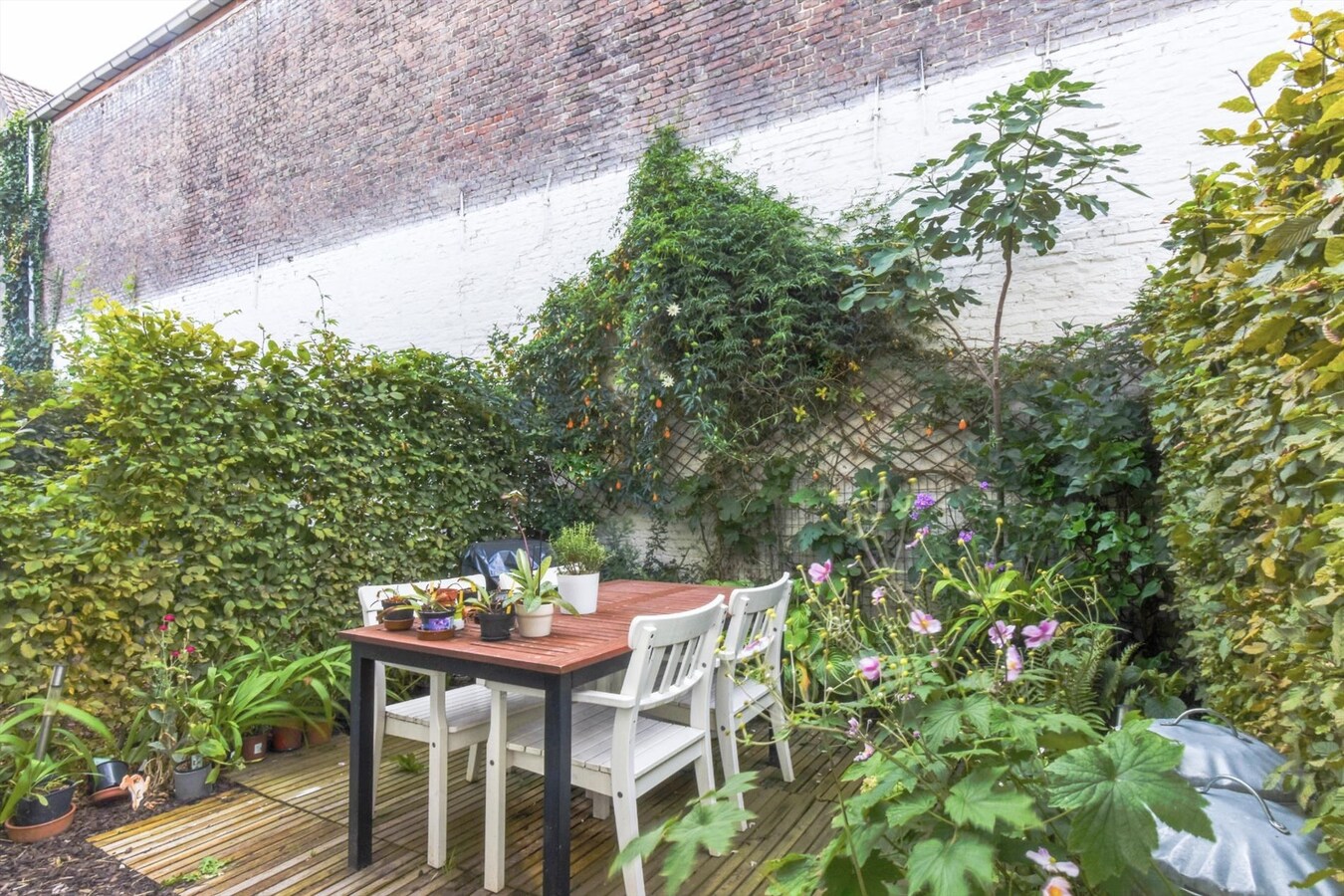 Gezellige werkmanshuisje met terras te Gent 