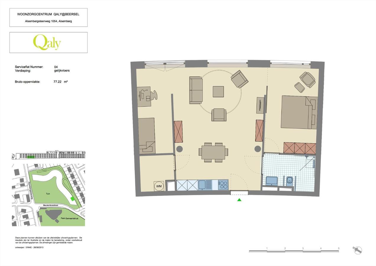 Verkocht service flat - Alsemberg