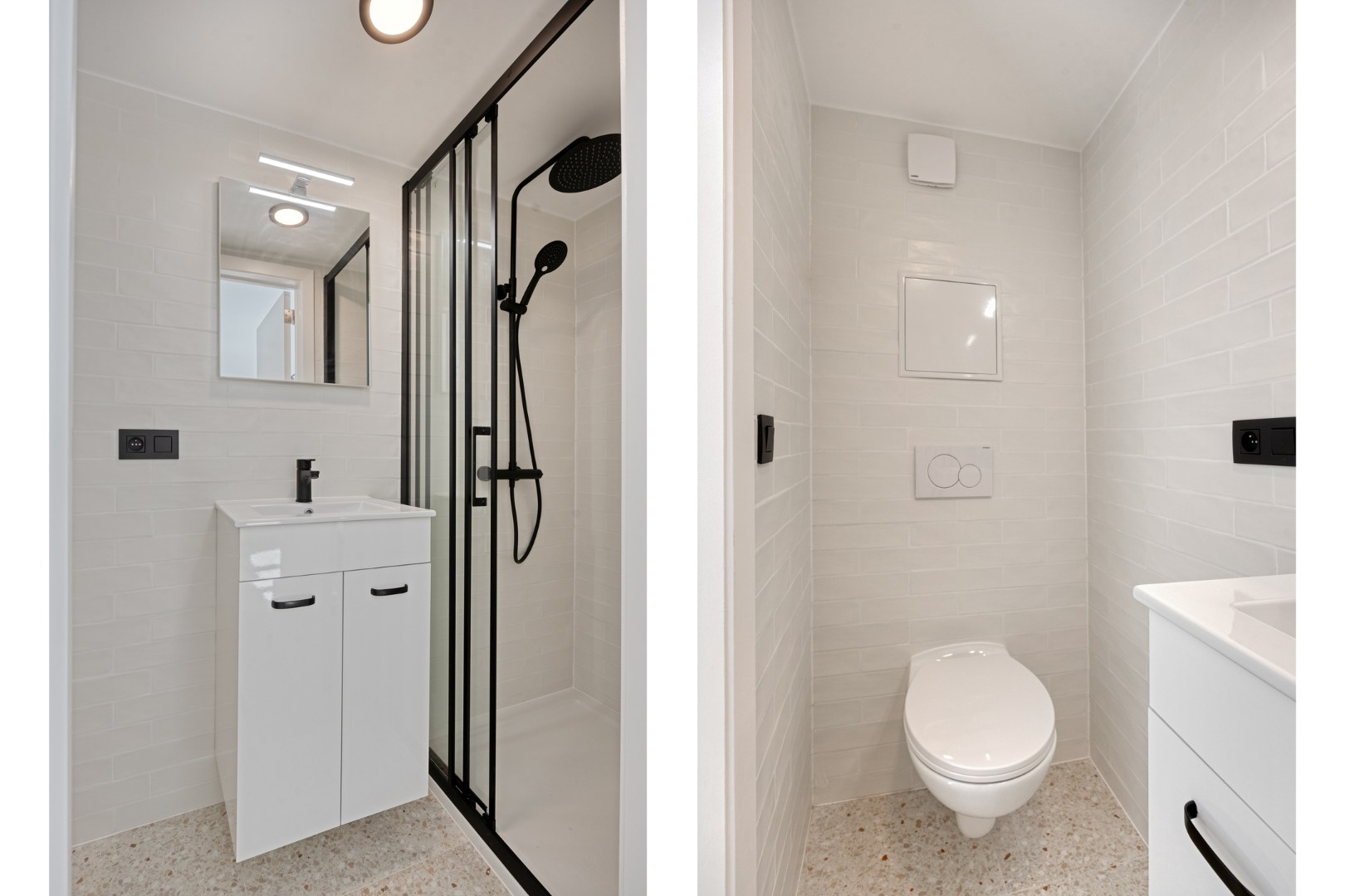 Volledig gerenoveerde studentenkamer in residentie met 15 studentenkamers en een 1slaapkamer appartement in hartje Leuven - EPC label A! 