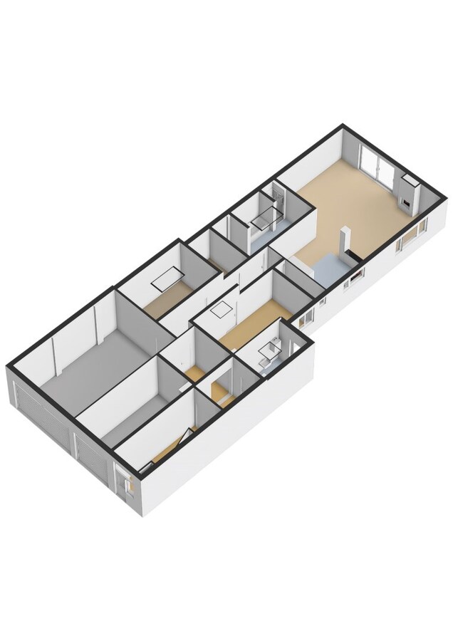 Woning met appartement te koop in het centrum van Eernegem 