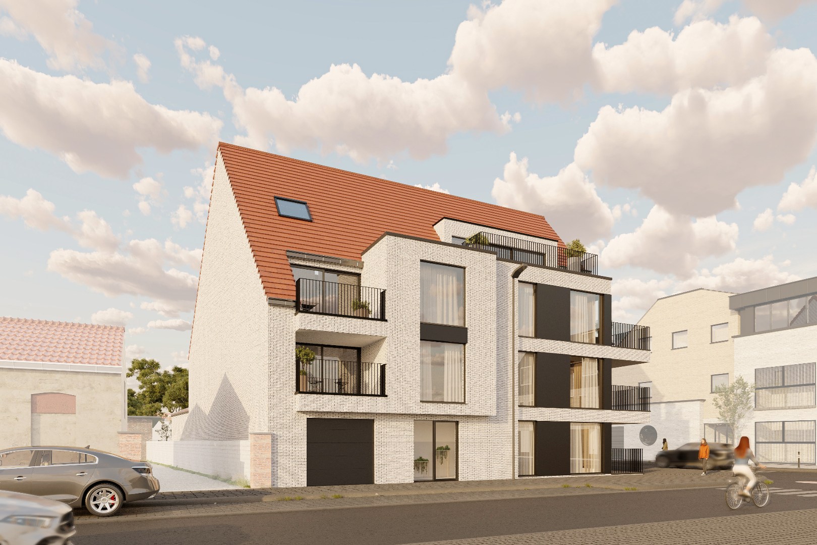 Ruim nieuwbouw appartement op eerste verdieping in centrum Oudenburg 