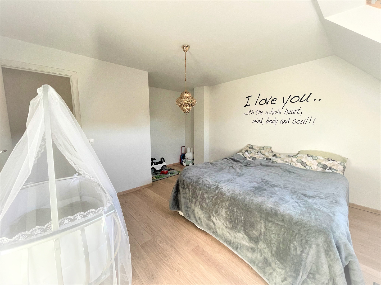 Recente woning met garage en aangename tuin 