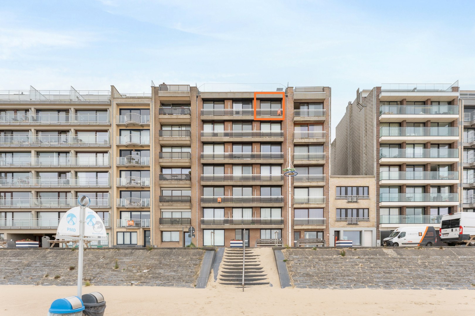 Appartement à rénover avec vue sur la mer – Résidence Zeewende, Zeebrugge 