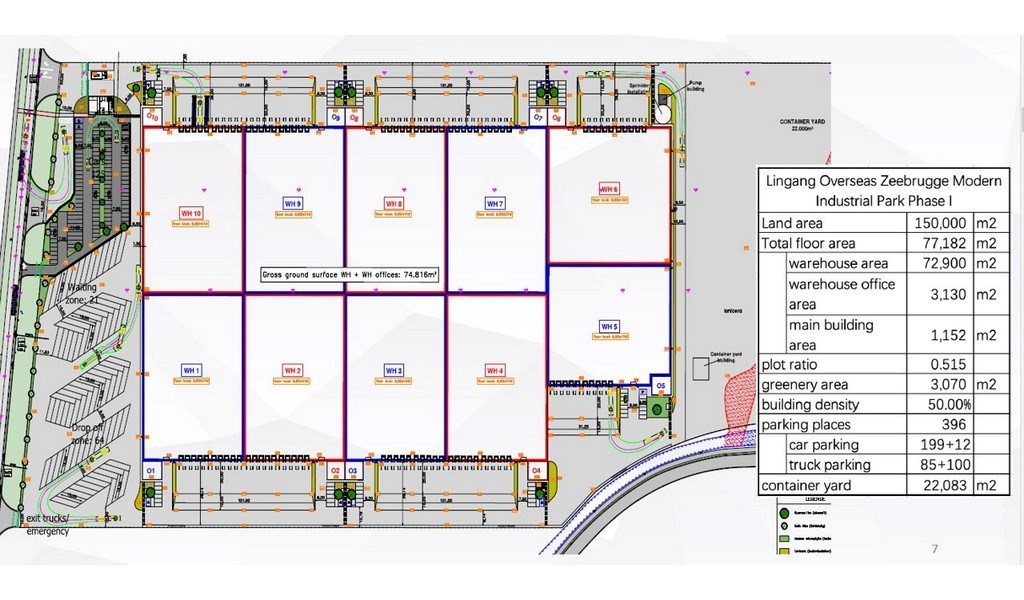 Logistieke loodsen te huur in Green Logistics te Zeebrugge