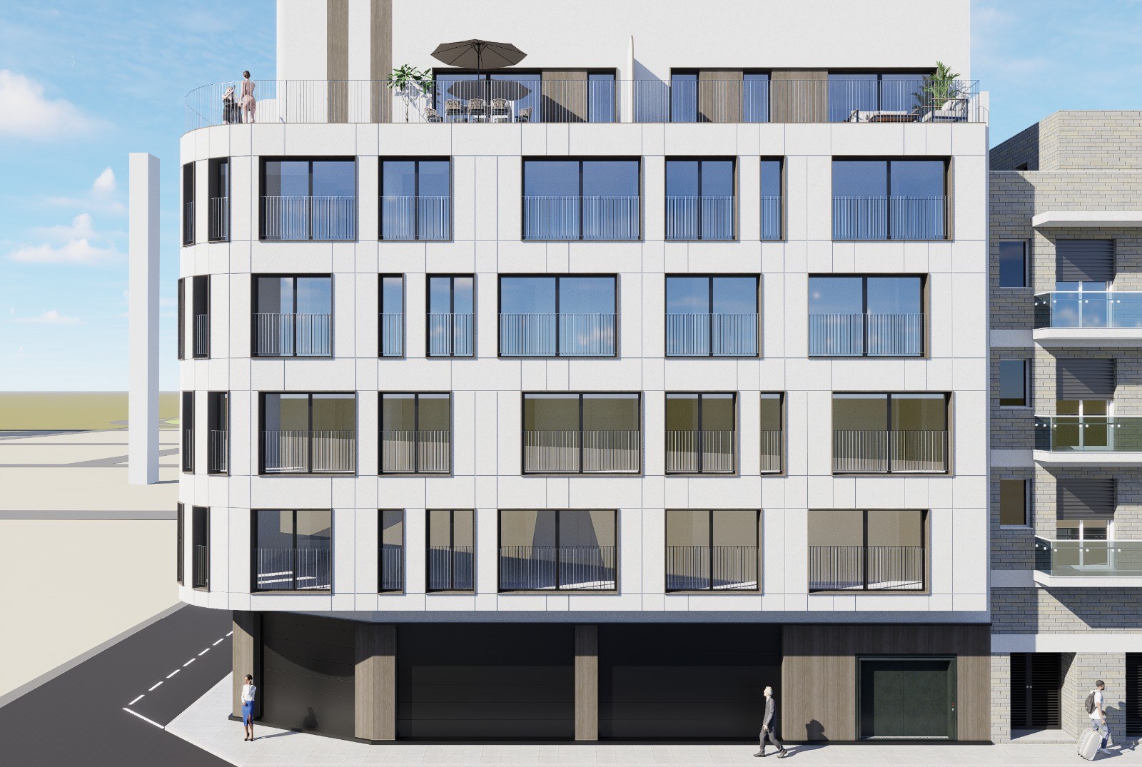 Nieuwbouw project op 60m van het strand te Torrevieja 