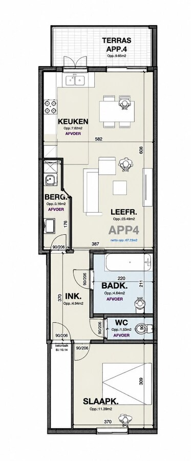 Appartement te koop in Maasmechelen