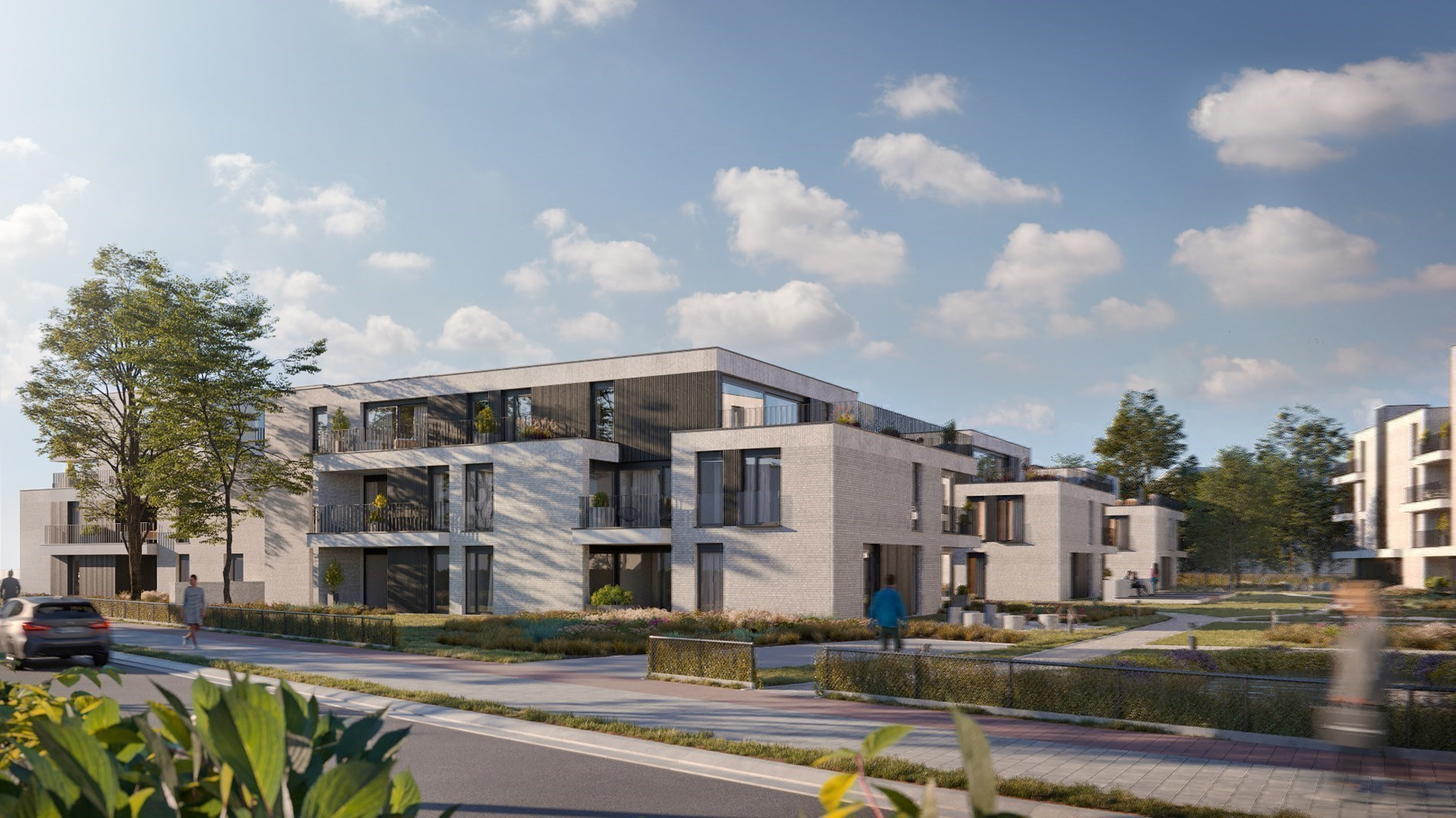 Penthouse op de 4de verdieping van 87,10m² met twee slaapkamers 