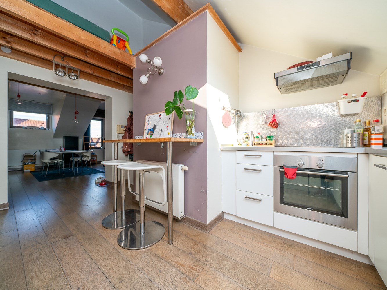 Knappe loft met 2 kamers nabij Brussel centrum 