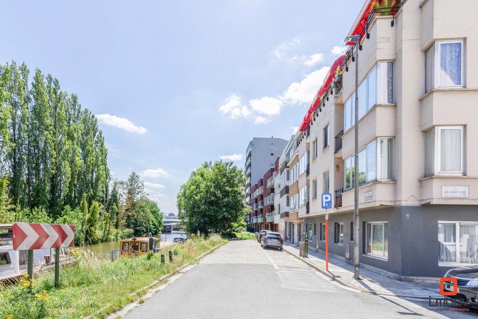 Appartement met 2 slaapkamers, optie garage en zicht op het water in Gent 