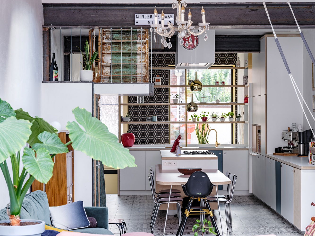 Woning met unieke inrichting 