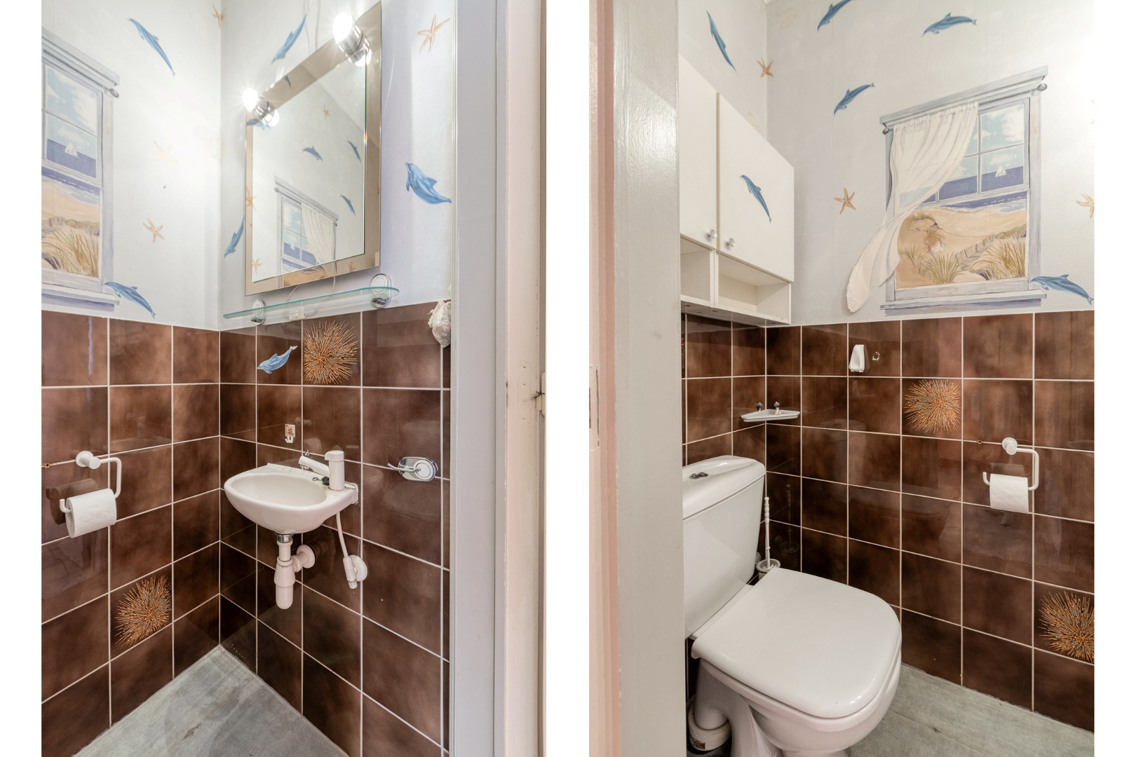 Apart toilet aan inkomhal