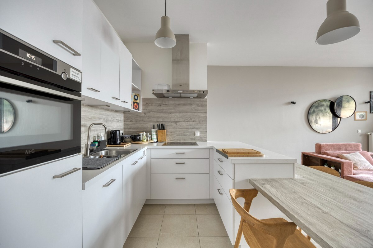 Modern appartement met terras in Evere - label B+ 