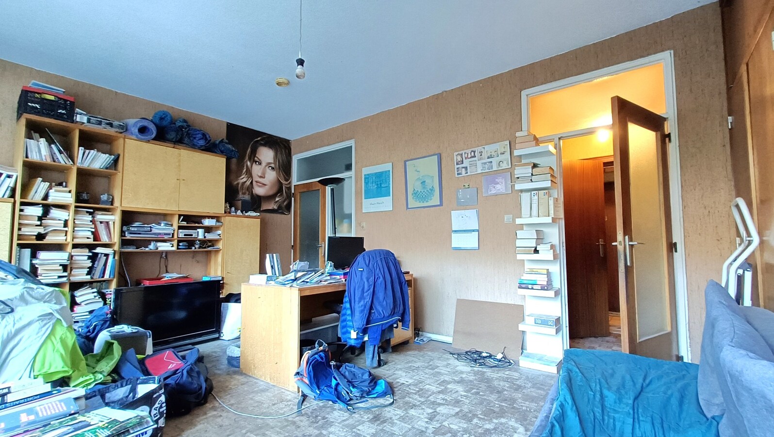 Ruim studio met terras in Elsene 