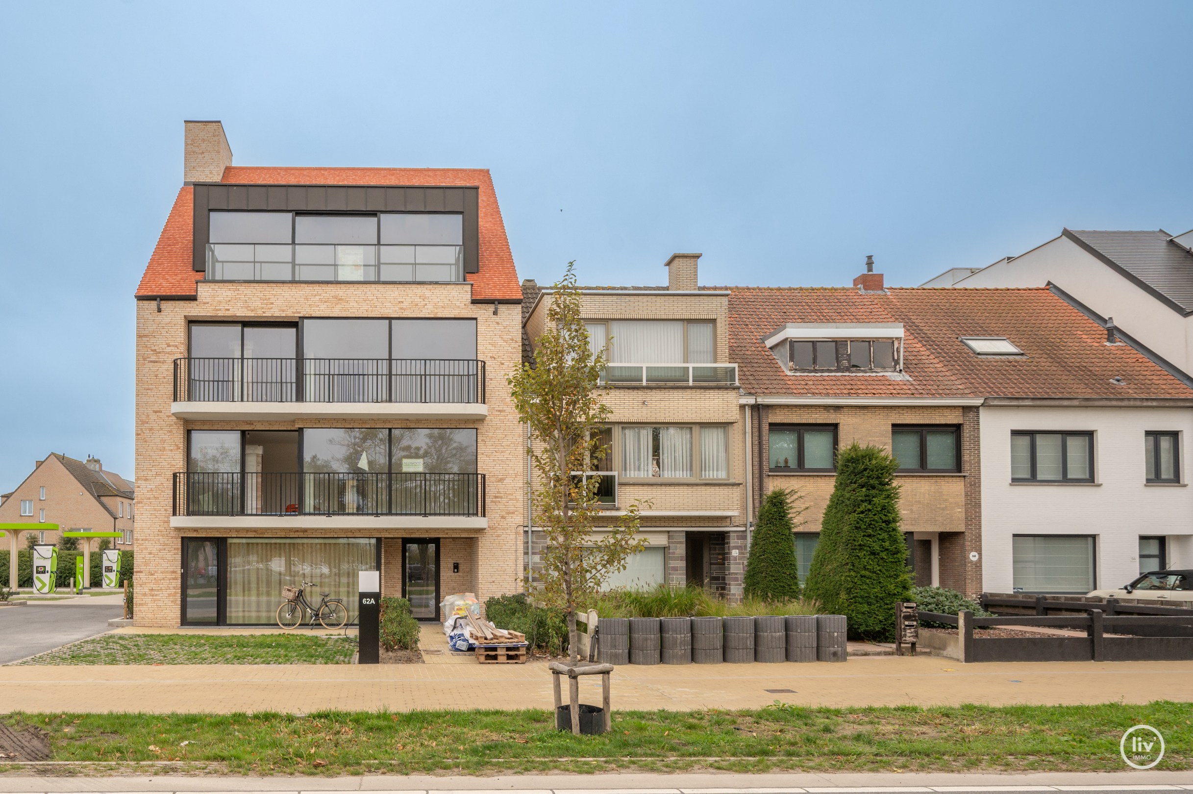 Résidence 62 - Habiter contemporain avec style au cœur de Knokke-Heist avec une largeur de façade de 9 mètres. 