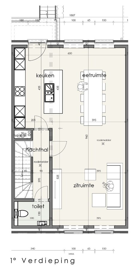 Nieuwbouwwoning met 3 slaapkamers en tuin te Lombardsijde 