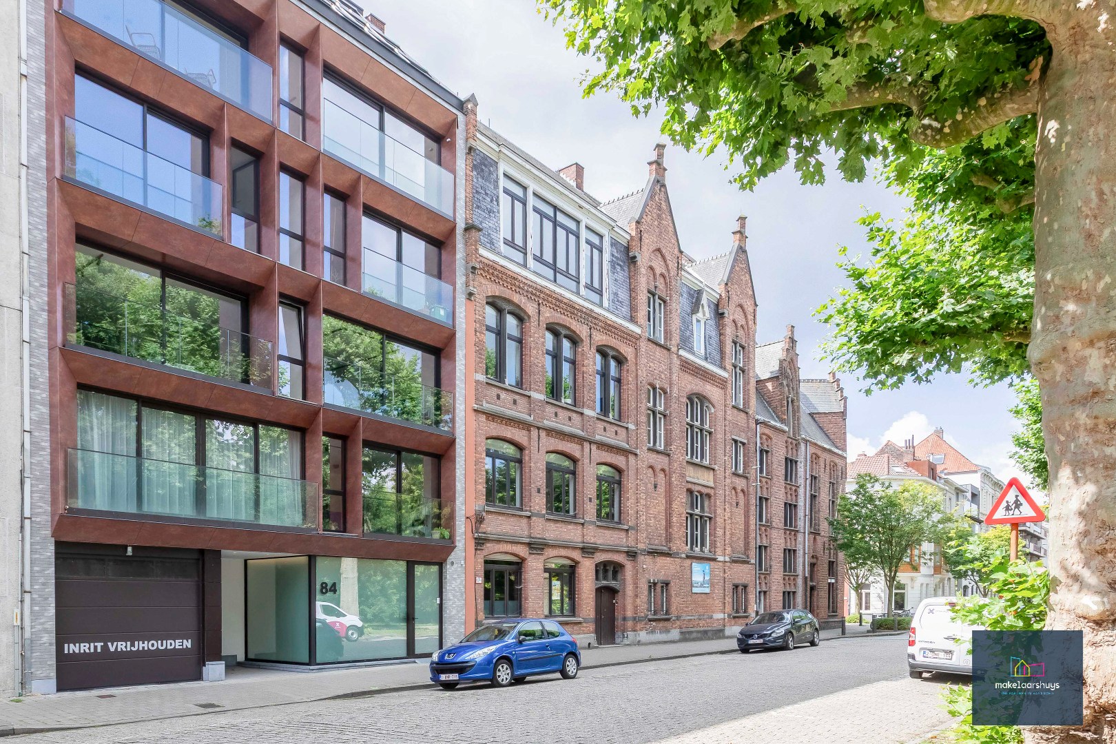 2 slaapkamerapp. met terras &amp; staanplaats aan het Muinkpark 