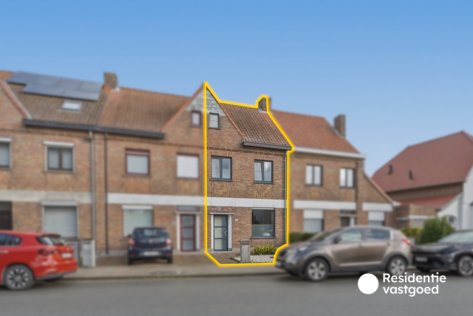 Gezellige woning met diepe tuin en 3 kamers nabij centrum Oudenburg 