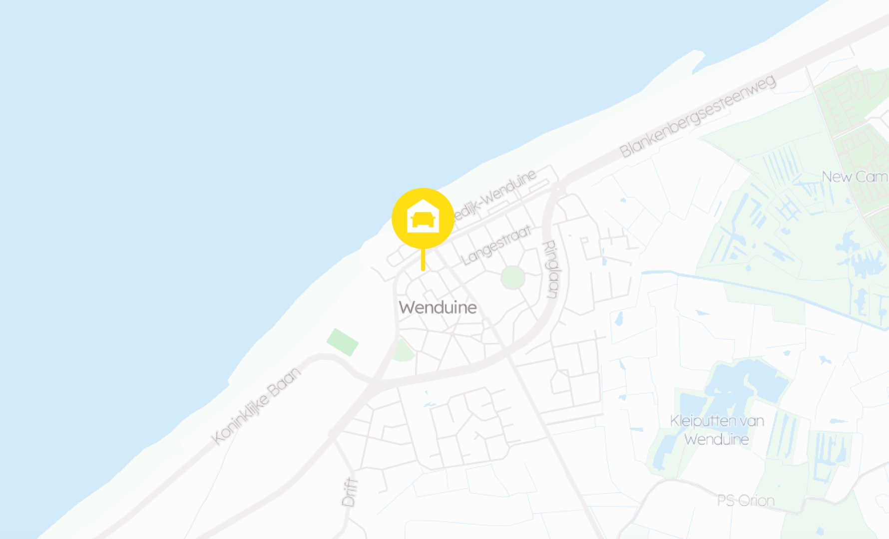 Ruime opslagruimte/garage van 66 m² op toplocatie in Wenduine! 