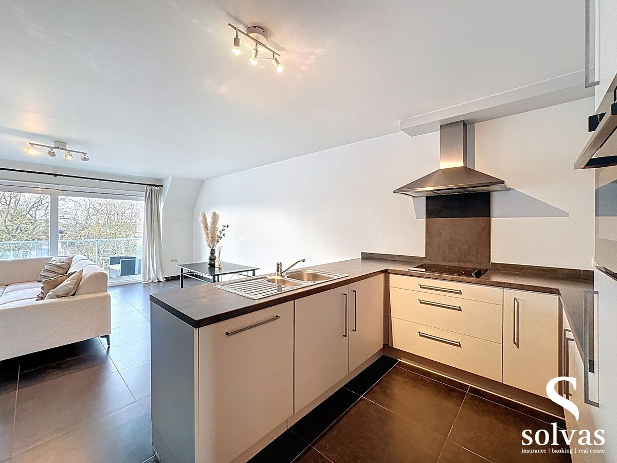 Energiezuinig 1-slaapkamer appartement met garage 