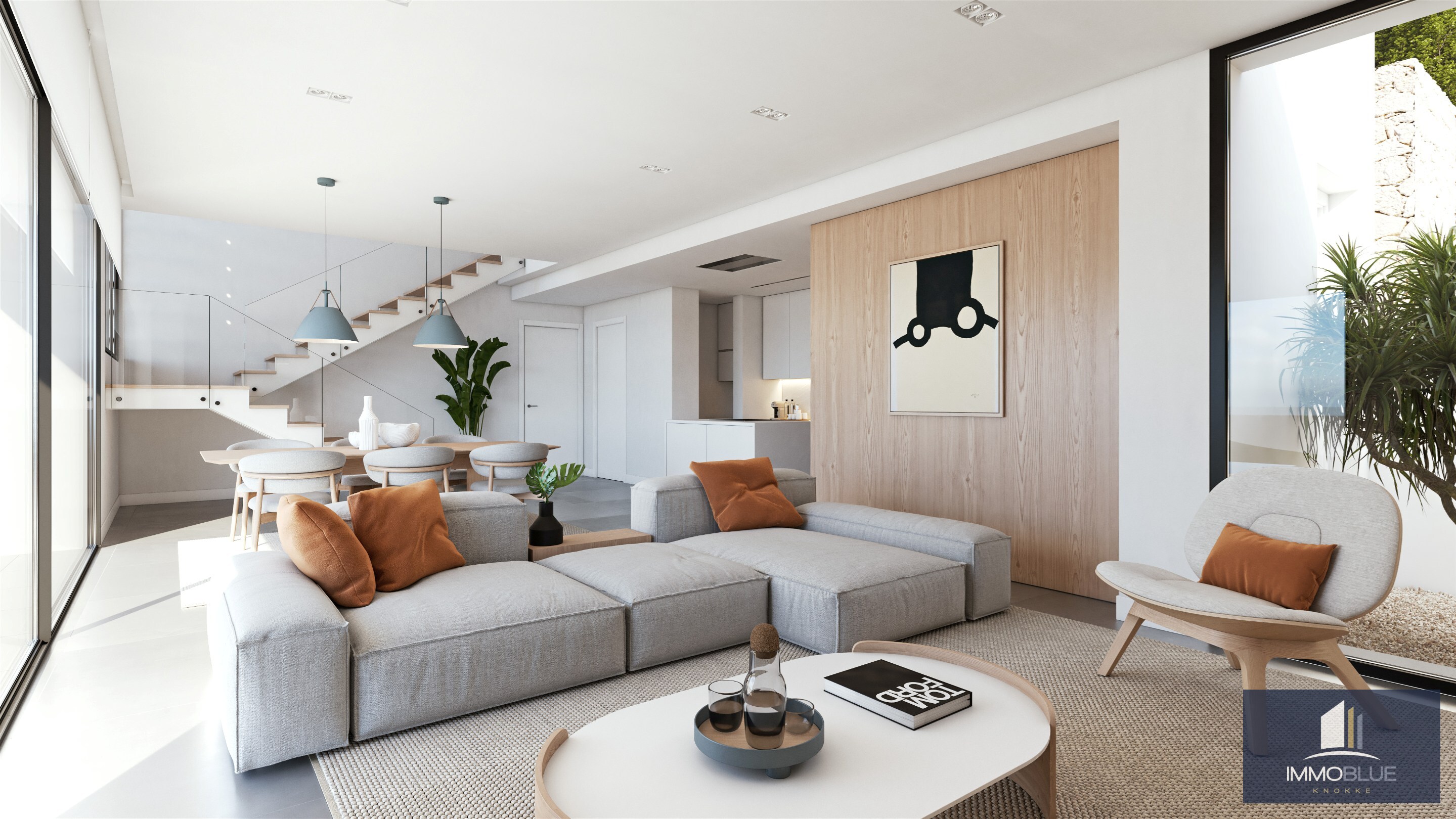 Villa contemporaine avec vue sur mer à Cumbre del Sol. 