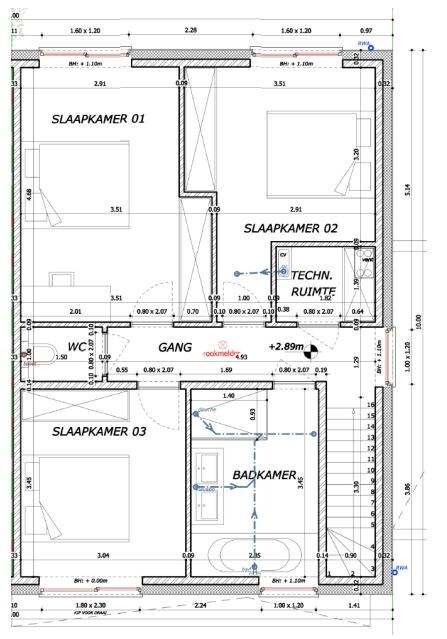 Halfopen nieuwbouwwoning met 3 slaapkamers te Koekelare 